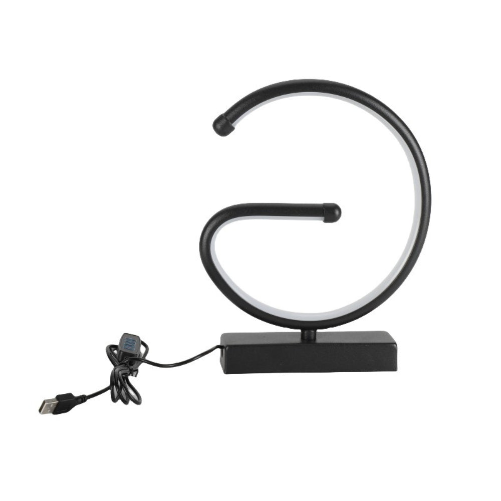 Creative G Shaped USB Lamp Bedroom Desktop Decorative Nightlight_4