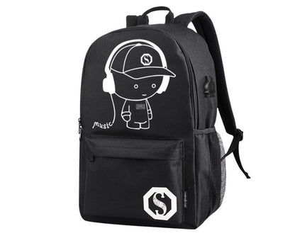Luminous USB Charging Outdoor Leisure Bag