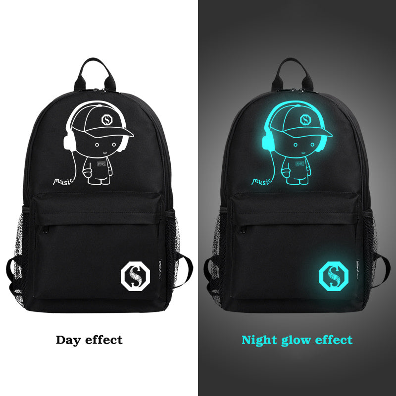 Luminous USB Charging Outdoor Leisure Bag
