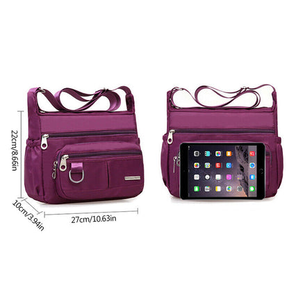 Multi Pockets Casual Crossbody Bag Women's Messenger Bag_14