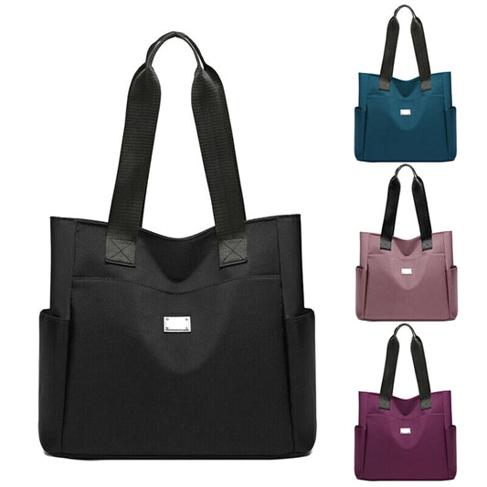 Waterproof Large Capacity Lightweight Nylon Shoulder Tote Bag