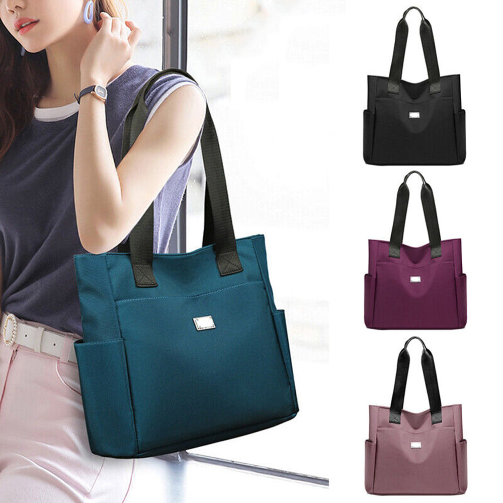 Waterproof Large Capacity Lightweight Nylon Shoulder Tote Bag
