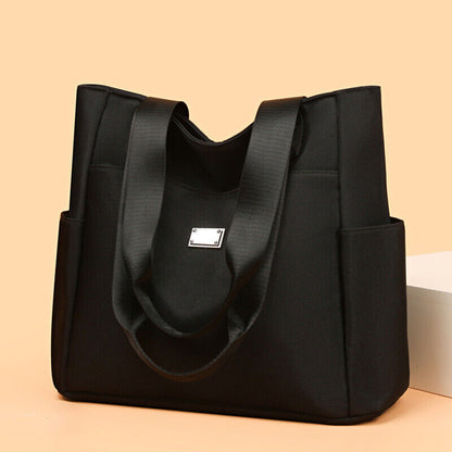 Waterproof Large Capacity Lightweight Nylon Shoulder Tote Bag