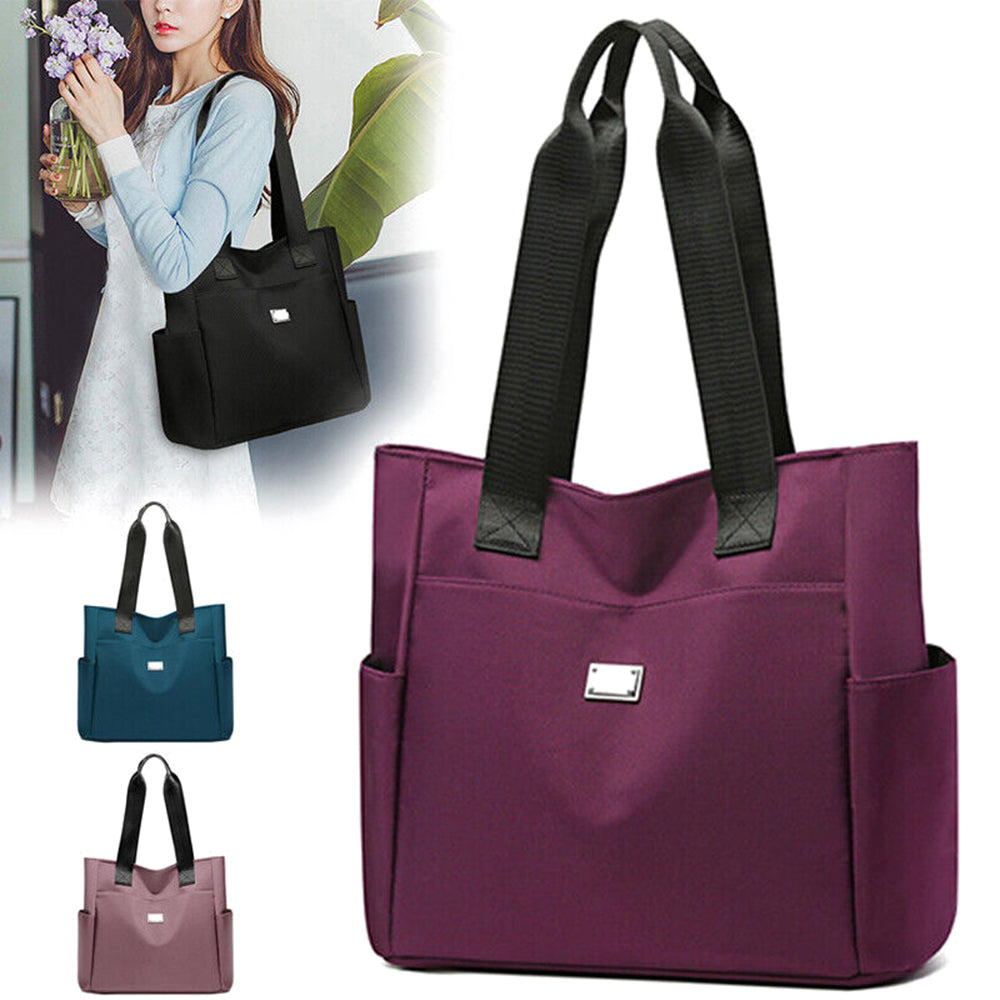 Waterproof Large Capacity Lightweight Nylon Shoulder Tote Bag