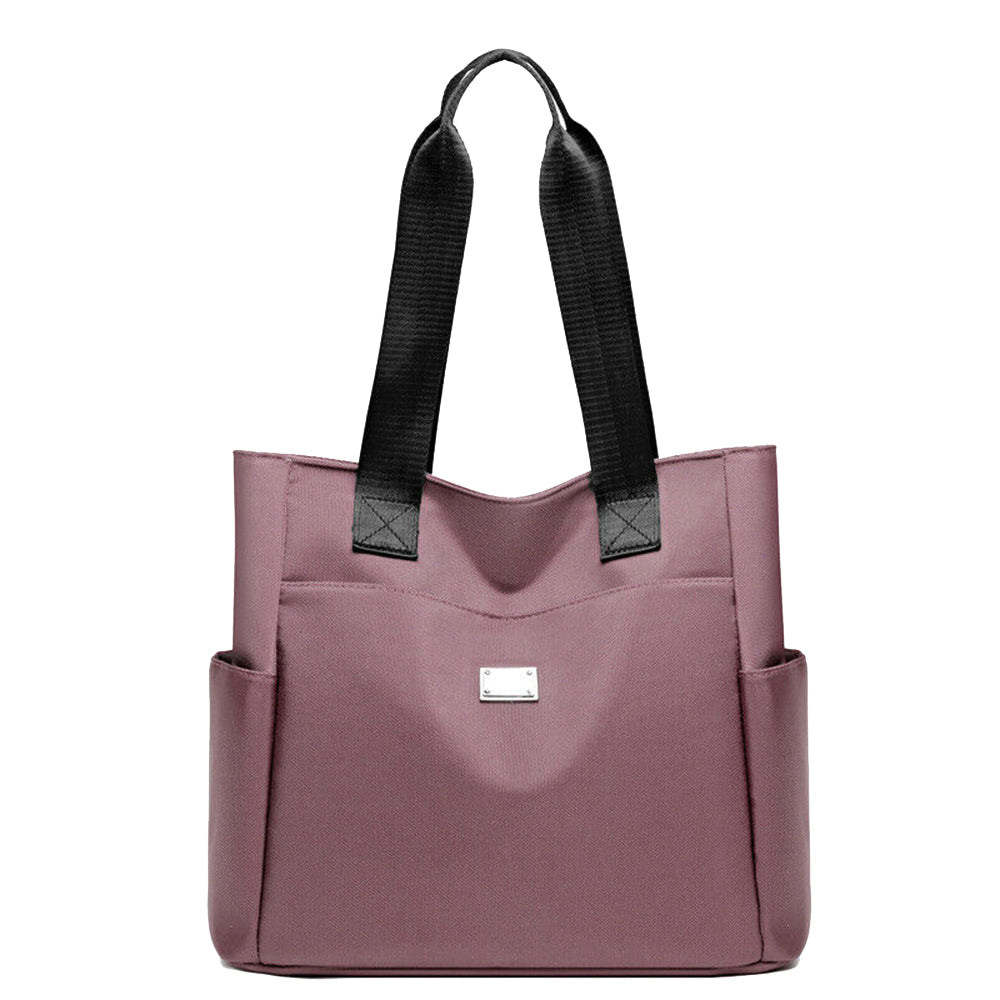 Waterproof Large Capacity Lightweight Nylon Shoulder Tote Bag