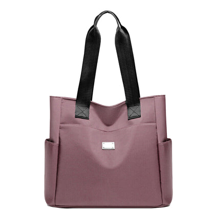 Waterproof Large Capacity Lightweight Nylon Shoulder Tote Bag