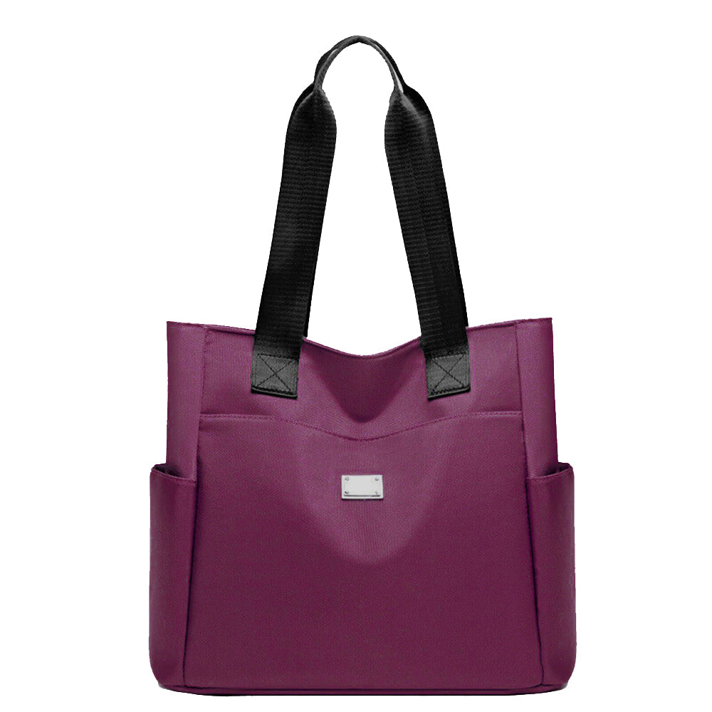Waterproof Large Capacity Lightweight Nylon Shoulder Tote Bag