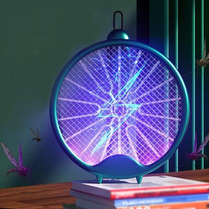 USB Rechargeable 3000V Foldable Mosquito Racket_1