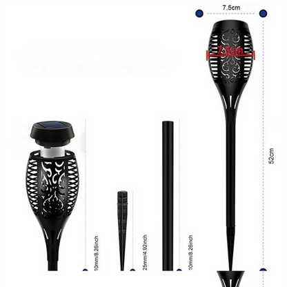 12LED Solar Flame Torch Light_5