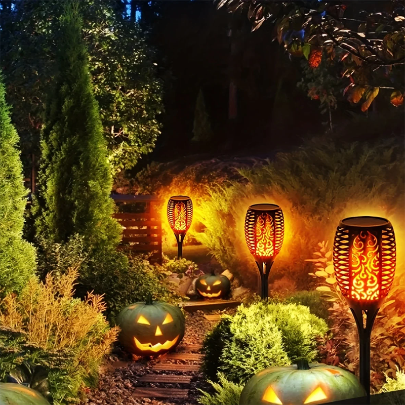 12LED Solar Flame Torch Light_3