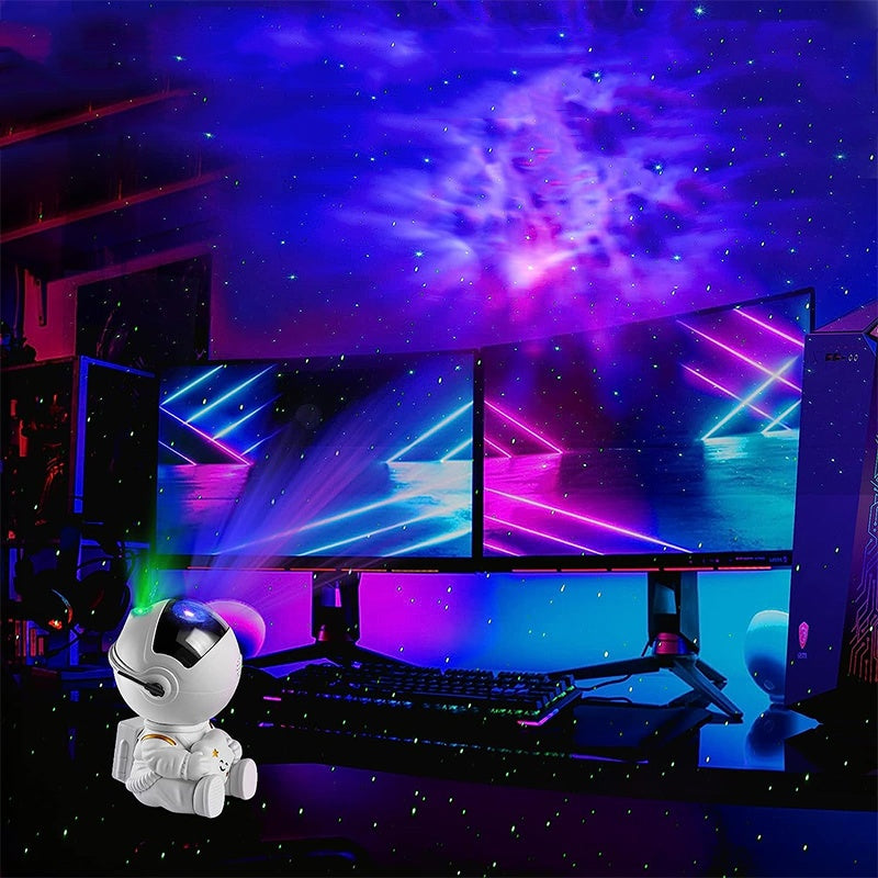 Galaxy Star Projector LED Starry Sky Astronaut Lamp_1