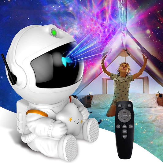 Galaxy Star Projector LED Starry Sky Astronaut Lamp_0