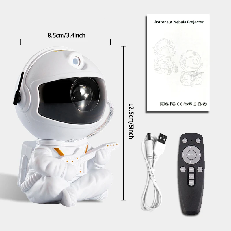 Galaxy Star Projector LED Starry Sky Astronaut Lamp_9