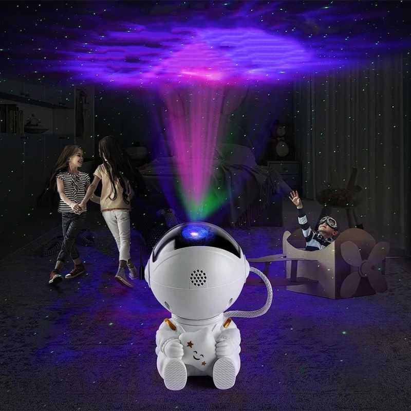 Galaxy Star Projector LED Starry Sky Astronaut Lamp_3