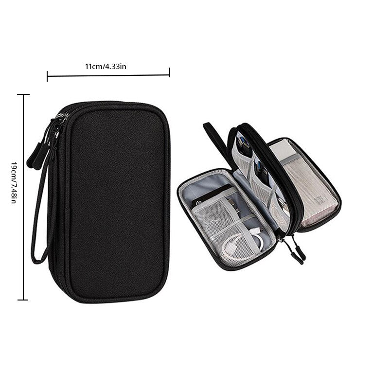 Travel Portable Digital Storage Bag USB Data Cable Organizer_8