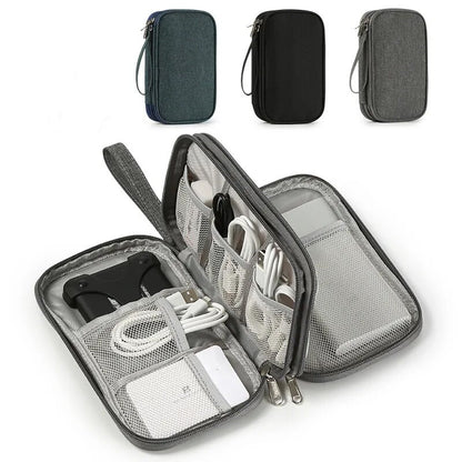 Travel Portable Digital Storage Bag USB Data Cable Organizer_0