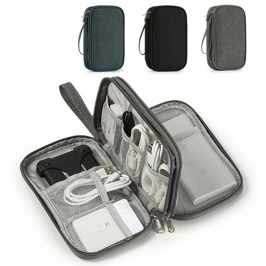 Travel Portable Digital Storage Bag USB Data Cable Organizer_0