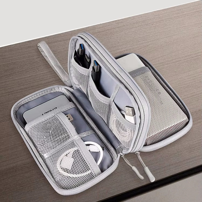 Travel Portable Digital Storage Bag USB Data Cable Organizer_1