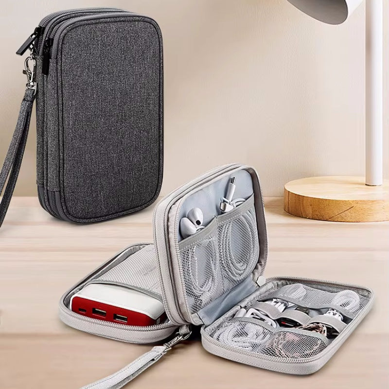 Travel Portable Digital Storage Bag USB Data Cable Organizer_4