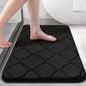 Coral Velvet Bedroom Sponge Carpet Anti-slip Bath Mat_0