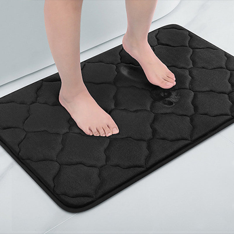 Coral Velvet Bedroom Sponge Carpet Anti-slip Bath Mat_4