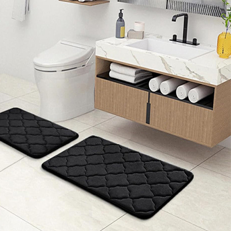 Coral Velvet Bedroom Sponge Carpet Anti-slip Bath Mat_6