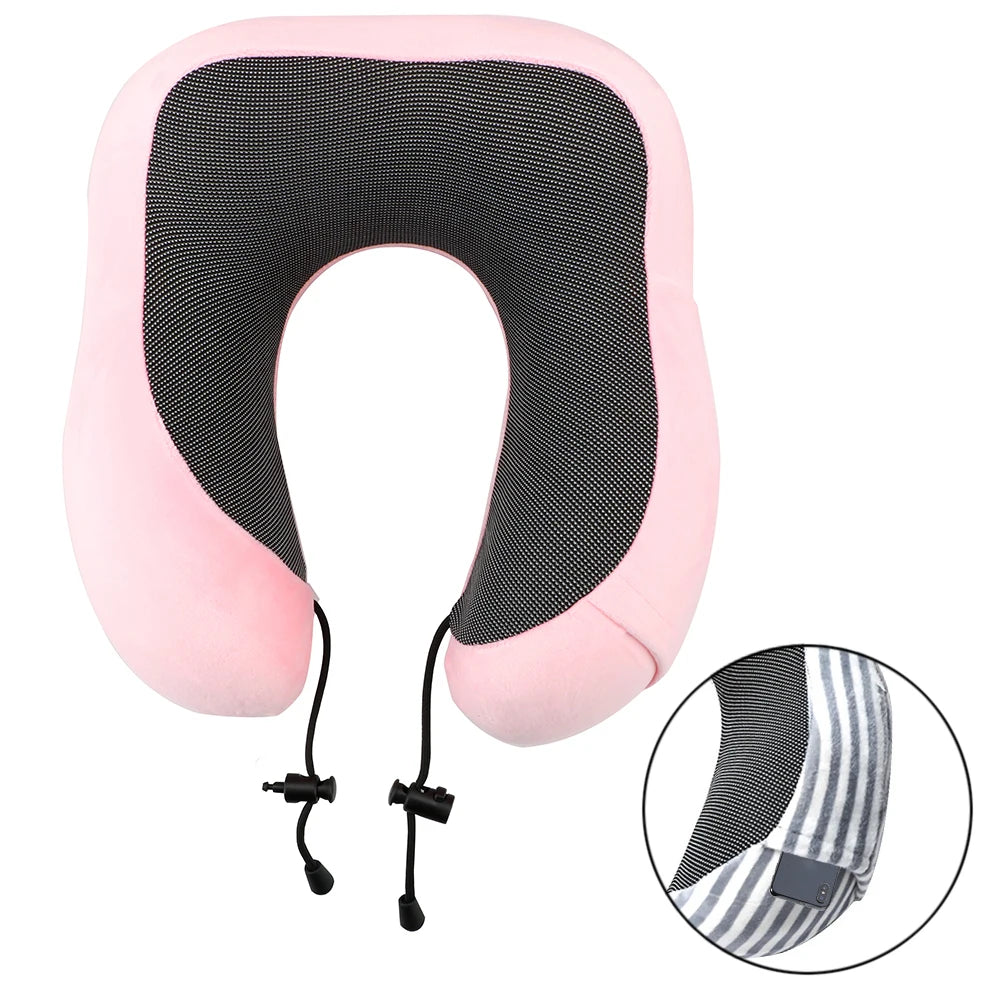Soft Travel Pillow U Shaped Travel Memory Foam Neck Cushion_2