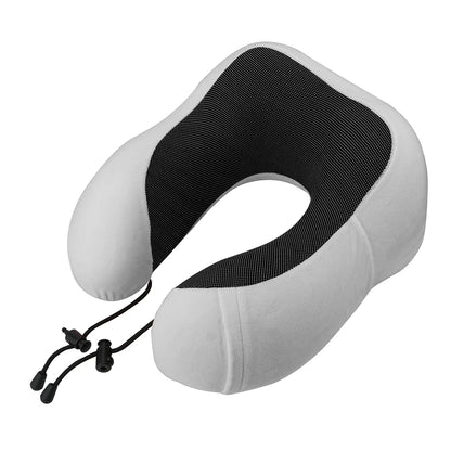 Soft Travel Pillow U Shaped Travel Memory Foam Neck Cushion_11