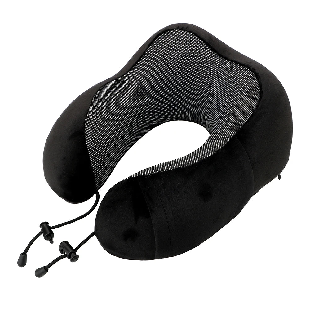 Soft Travel Pillow U Shaped Travel Memory Foam Neck Cushion_9