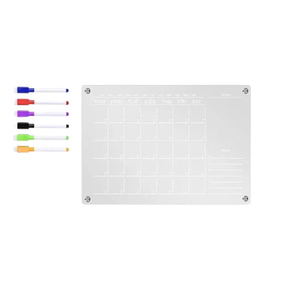 Fridge Magnet Calendar Magnetic Board Weekly Planner Reusable_5