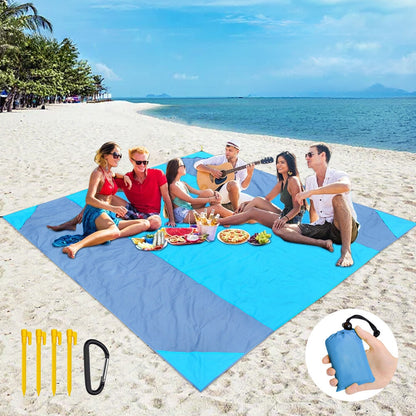 Waterproof Beach Mat Outdoor Camping Mat Blanket Portable Lightweight Picnic Mat_2