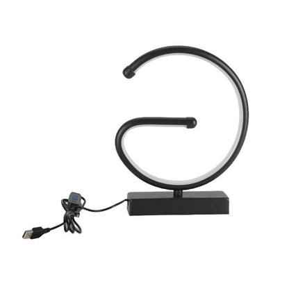Creative G Shaped USB Lamp Bedroom Desktop Decorative Nightlight_4