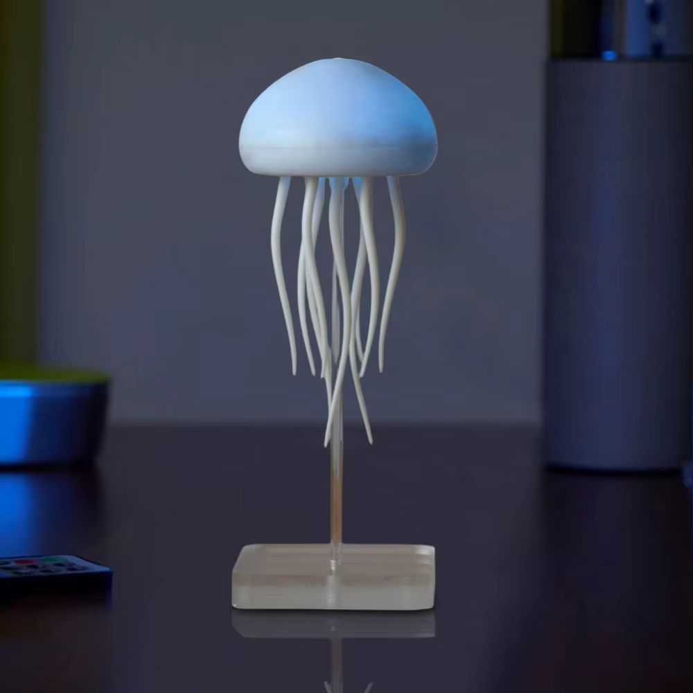 Dancing Jellyfish Night Light Vibrant RGB Gradient with Voice Control and Type-C Charging_2