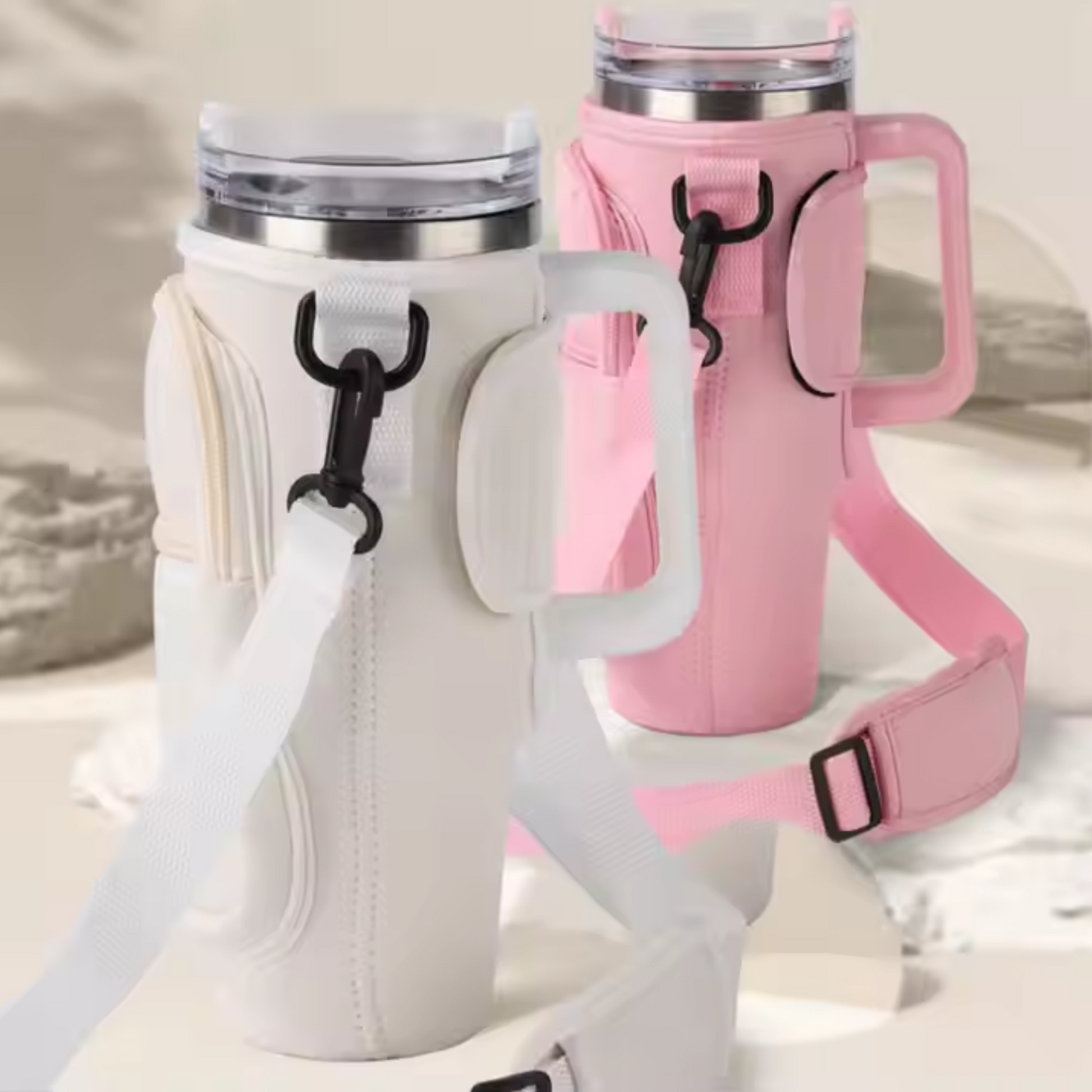 Water Bottle Holder Adjustable Shoulder Strap Water Bottle Bag