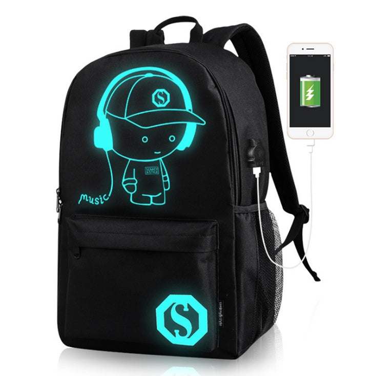 Luminous USB Charging Outdoor Leisure Bag