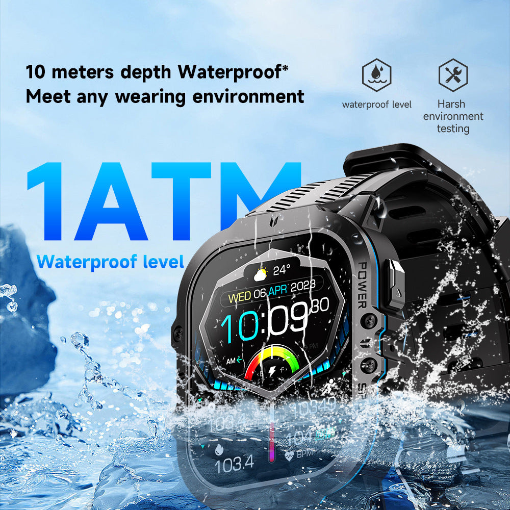 C26 Smart Watch Outdoor Waterproof Sports Bluetooth Blood Oxygen monitoring