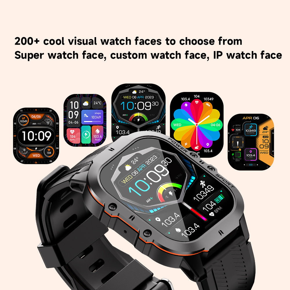 C26 Smart Watch Outdoor Waterproof Sports Bluetooth Blood Oxygen monitoring