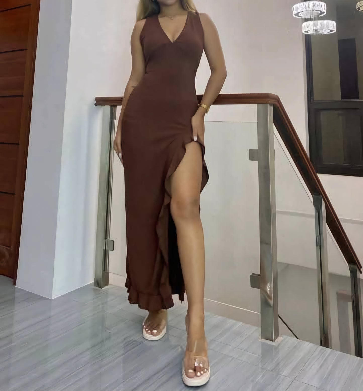 Split Cocktail Dress