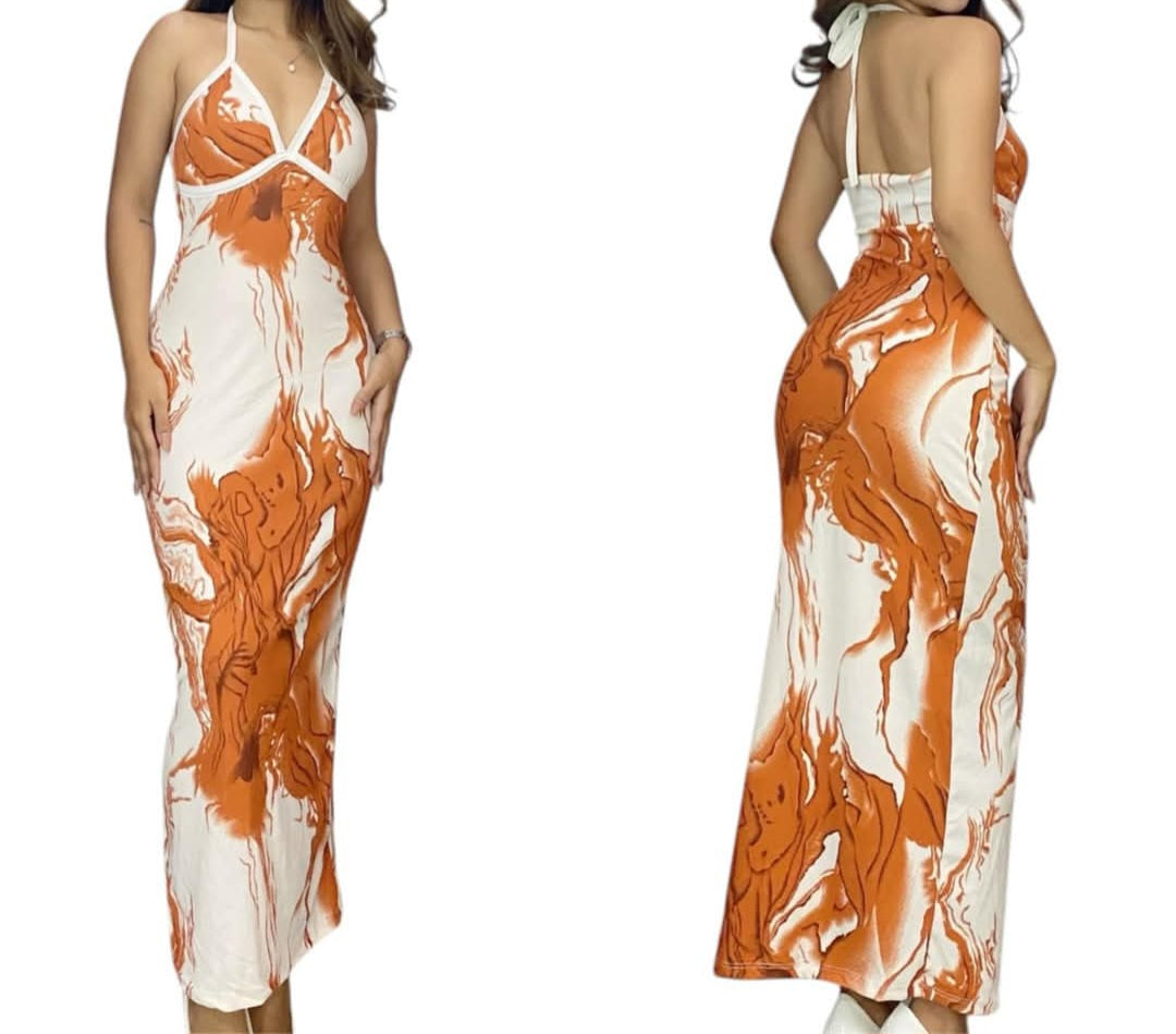 Marble Cocktail Dress